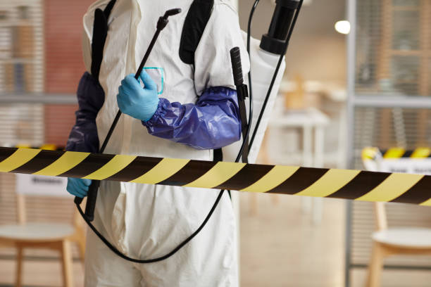 Professional Infectious Disease Decontamination technician working in Deweese, NE